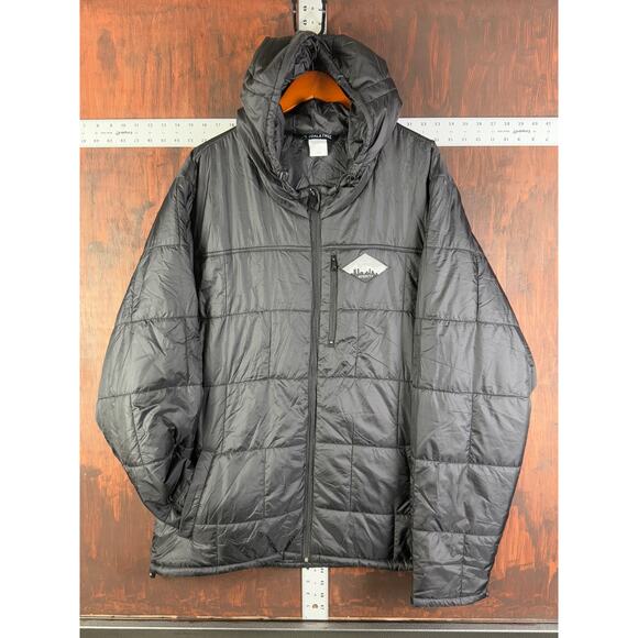 Coalatree Camper Hooded Puffer Jacket MNT2CTY Comformax Insulated Black Mens 2XL - Picture 2 of 7
